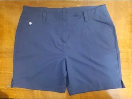 PGA Tour Shorts Navy Blue Women’s Bermuda Golf Athletic Performance Size 16 - $231.48 MXN