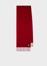 Paul Smith Red Lambswool Zebra Scarf New ML023015 - £36.79 GBP