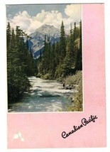 Canadian Pacific Alaska Service Menu Kicking Horse River Cover 1955 - £15.73 GBP