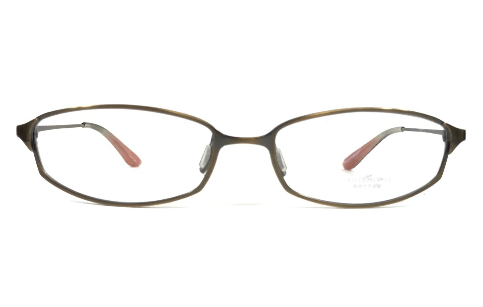 Oliver Peoples Eyeglasses Frames Noreen SD Brushed Antique Gold Oval 53-... - $59.39