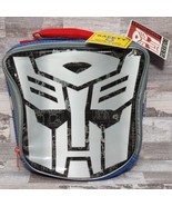 Transformers Optimus Prime Lunch Bag Insulated Die Cut Silver Face Soft Bag - £15.85 GBP