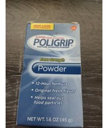 New Super Poligrip Denture Adhesive Powder Extra Strength 1.6oz. 12 Hour... - €16,87 EUR