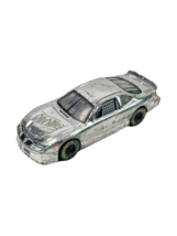 Hot Wheels Silver Chrome Rubber Wheels 1996 Diecast Toy Car Fair Condition - $5.49