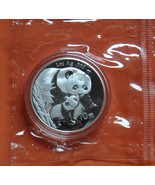 CHINA 10 YUAN PANDA 1 OZ SILVER COIN 2004 DOUBLE SEALED NO RESERVE RARE - $247.98 CAD