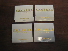 Lake Tahoe-Caesar&#39;s Hotel &amp; Casino- Matchbooks- Lot of 4 -1980&#39;s - £7.83 GBP