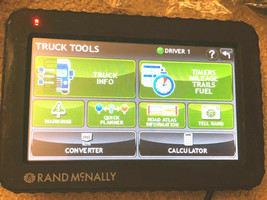 RAND MCNALLY TND-520 LM TRUCK GPS UPDATED TO LATEST MAPS 12 MO SCREEN PR... - $138.59