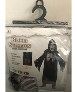 Blood Skeleton Child Costume Kids Size Large Light Up Eyes And Chest New - $564.52 MXN