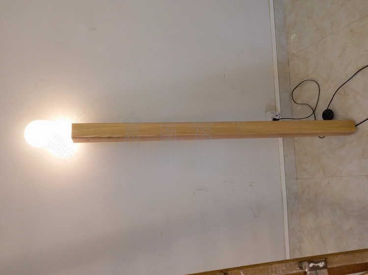 interoknack Matchstick Creative Floor Lamp, Minimalist Solid Ash Standing Light, Item image 8