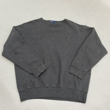 VTG Polo Ralph Lauren Mens Size Large Sweatshirt Pullover Crewneck Gray ... - $29.69
