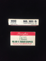 Vintage Original Packaging Desk and Staple Gun Staples - Various Brands image 8
