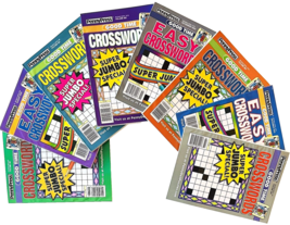 Lot of 8 Dell Penny Press Good Time Easy Super Jumbo Special Crosswords - £13.97 GBP