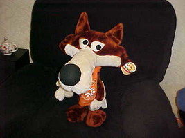 Jumbo Voochko Fox Mascot Plush Toy W/Tags From XIV Winter Olympics Games 1982 - $247.49