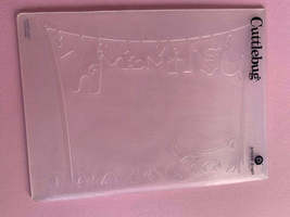 Cricut Cuttlebug Baby Clothes line Embossing Folder - $6.00