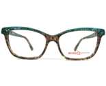 Etnia Eyeglasses Frames WELS BRTQ Clear Brown Turquoise Blue Mosaic 52-1... - $112.31