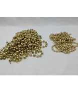 Set Of (2) Gold Bead Garland Christmas Holiday Tree Decoration - $326.89 MXN