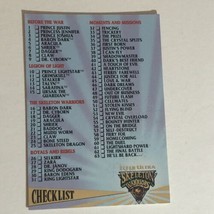 Skeleton Warriors Trading Card #100 Checklist - £1.57 GBP