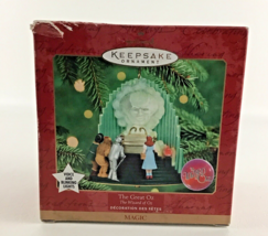Hallmark Keepsake Christmas Ornament Wizard Of Oz The Great Oz Lights Voice 2000 - £39.52 GBP