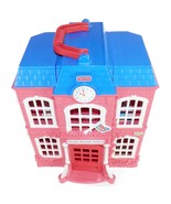 2002 Fisher Price Loving Family Sweet Streets School Pink Dollhouse Buil... - €6,83 EUR