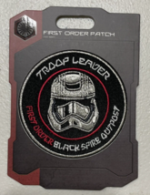 Star Wars Galaxy Edge First Order Patch Troop Leader Black Spire Outpost - £11.23 GBP