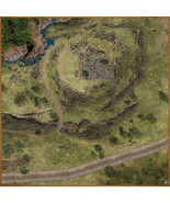 (1) Forest River Crossing (1) Hilltop Encounter 36&quot;x36&quot; Battle Mats - $81.18