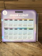 Freeman Limited Edition Mask &amp; Chill Self Care Skincare Facial Mask Set 12 Pi... - £13.45 GBP