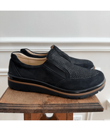 NWOB Fidelio Namir Slip On Black Nubuck $240 7.5 - $1,874.88 MXN