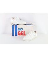 NOS Vintage 90s Asics Womens Size 6 Spell Out Solace Sneakers Shoes Whit... - $122.79 CAD
