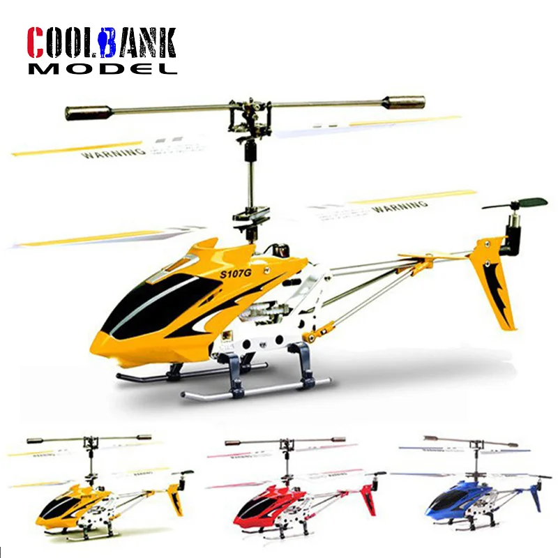 COOLBANK Remote Control Helicopter, S107 3CH Aircraft with Gyro &amp; Altitu... - $54.57