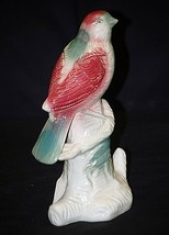 Old Vintage Ceramic Bird on Branch Figurine Curio Cabinet Shelf Decor China - $14.84