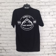SKNDLS T Shirt Mens XL Black Crew Neck Texas Street Sweeper Survival Supply - £11.97 GBP
