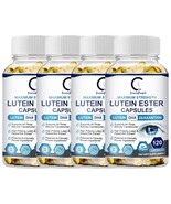 4 Bottle Supplement Eye Health Lutein &amp; Zeaxanthin Eye Strain Support - £70.90 GBP