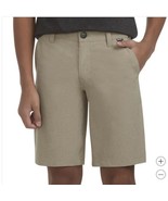 Hurley Boys Girls Shorts Tan Khaki Hybrid Stretch Pockets Lightweight - $51.32 CAD