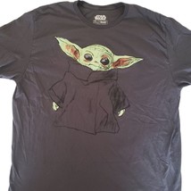 Star Wars Mad Engine  Vintage Yoda Dark GrayShort Sleeve T-Shirt - £5.39 GBP