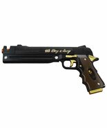 Munetoshi 14 Ebony Foam Pistols Dante Devil Cry Fantasy Video Game Cosplay - $183.38 MXN