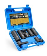 7Piece Oxygen Sensor Socket Set, Master Sensor Socket Kit for O2 Sensors... - $52.70