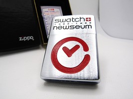 Swatch Newseum Museum 1983-1992 Engraved Zippo 1992 Mint Rare - £166.77 GBP