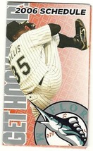 2006 Florida Marlins Pocket Schedule - $94.29 MXN