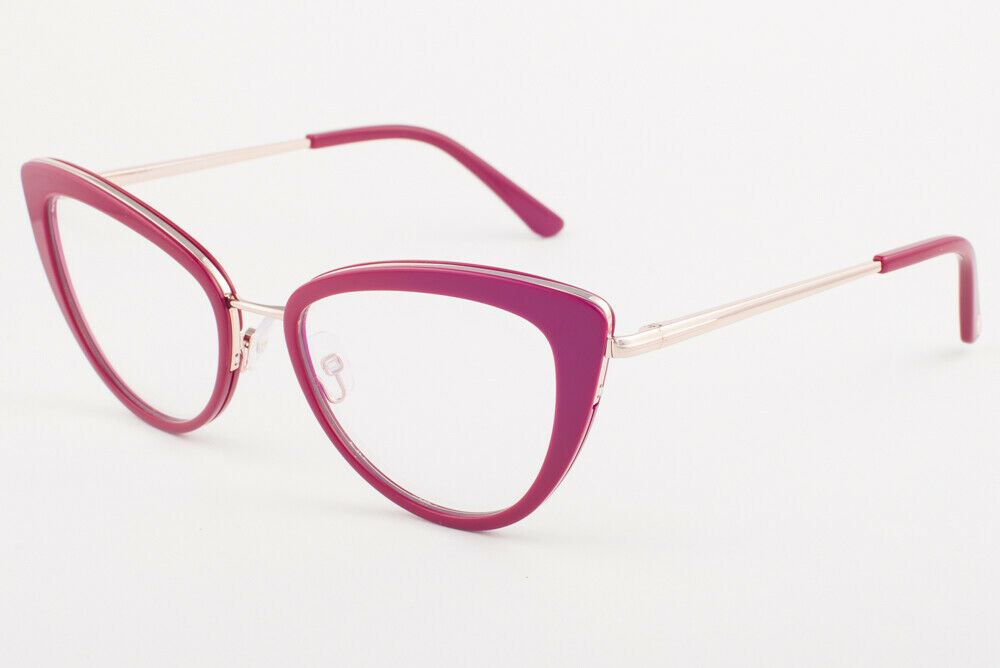 Tom Ford 5580-B 081 Red Blue Block Eyeglasses TF5580 081 55mm