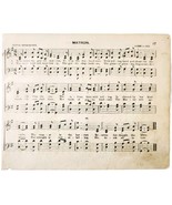 1881 Matron Victorian Sheet Music Ohio State Grange Agriculture 1st Edit... - $28.05 CAD