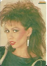 ⭕VTG card pocket calendar 1986 JENNIFER RUSH Portugal group music singer - $6.11 CAD