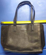 Etienne Aigner Black Leather Purse 16 x 11 x 5.5 Used handbag hand bag crossbody - £20.75 GBP