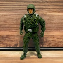 US Army Man Action Figure 3.5&quot; Poseable Toy Cake Topper Combat  - £3.07 GBP