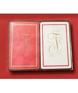 Vintage Signet Plastic Coated Gilt Edge “J” Playing Cards In Box - Made ... - $15.32 CAD