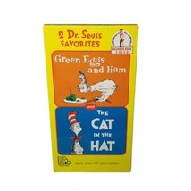 Dr. Seuss Favorites Green Eggs And Ham, &amp; The Cat In The Hat Cartoons Vhs Video - £7.12 GBP