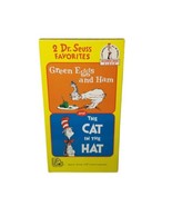 Dr. Seuss Favorites GREEN EGGS AND HAM, &amp; THE CAT IN THE HAT Cartoons VH... - £7.03 GBP