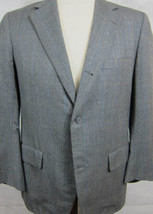 VTG Brooks Brothers Golden Fleece Prince of Wales Gray Plaid Wool Suit 39R 32x30 - £188.19 GBP