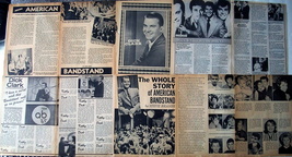 DICK CLARK ~ 20 B&amp;W ARTICLES, Pin-Up from 1959-1968, 1980-1982 ~ Clippings - £5.91 GBP