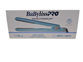 BabylissPro Nano Titanium Digital Flat Iron, 1&quot;, (PO) - £39.41 GBP