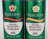 Royal Crown Depilatory Shaving Powder Lemon Lime Fragrance Maximum Stren... - $22.16