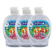 3-Pack New Soft soap US07384A 7.5 fl. oz. Aquarium Flip Cap Bottle Hand Soap - £10.64 GBP